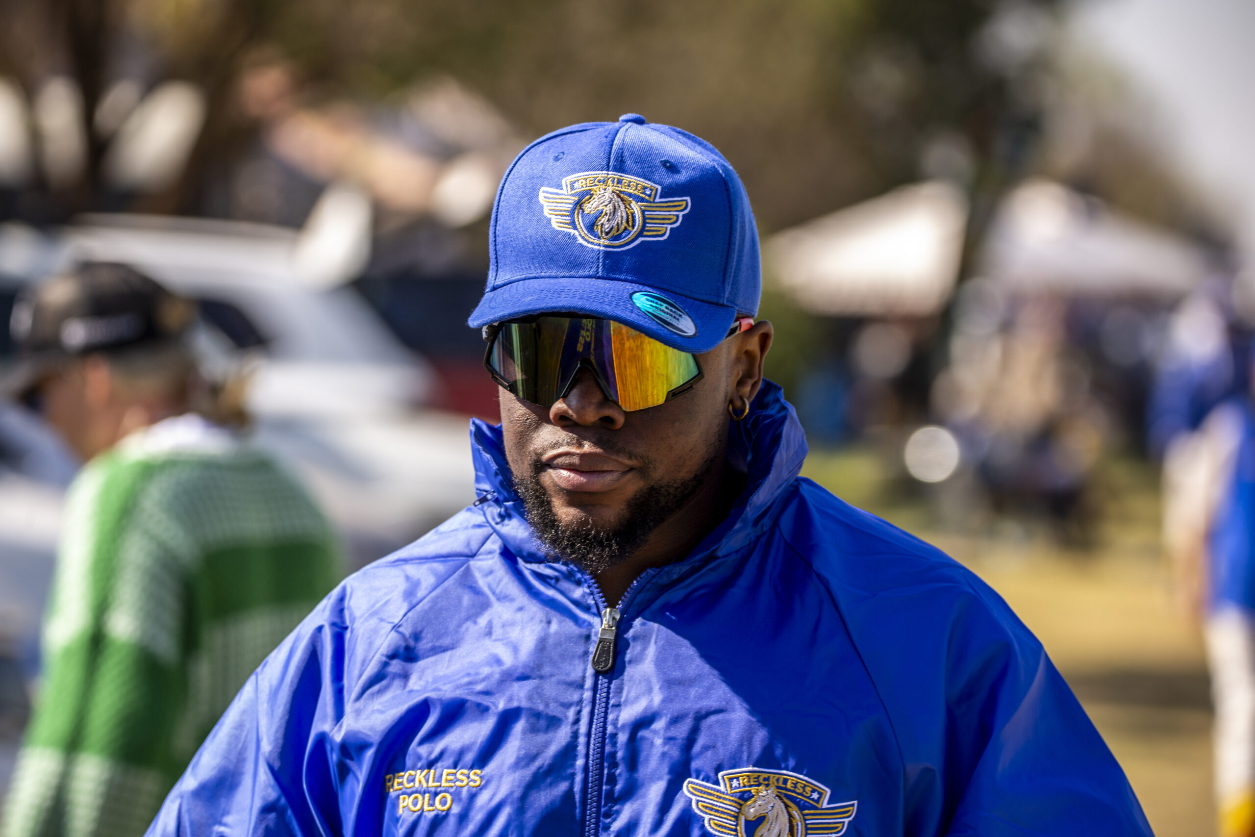Reckless Branding Body warmer and cap